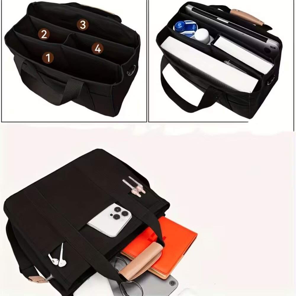 Black Tote Bag - New - Picture 2 of 6